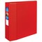 Avery Heavy-Duty 3 Ring Binder, 4" One Touch EZD Rings, 4.5" Spine, 1 Red Binder (79584)